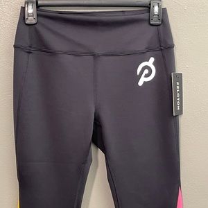 Peloton black colorblock mid rise legging NEW